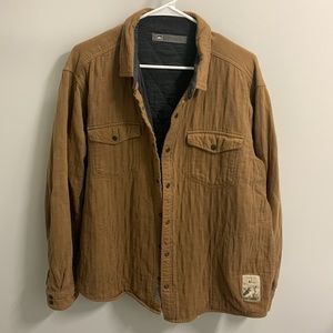 REI Lined button up barn shirt jacket with pockets - XL